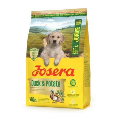 Сухий корм Josera Duck & Potato Junior для цуценят з качкою та картоплею для собак усіх порід  900 г
