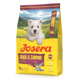 Сухий корм Josera Mini Junior Duck & Salmon (MiniJunior) для цуценят малих порід з качкою та лососем 3 кг