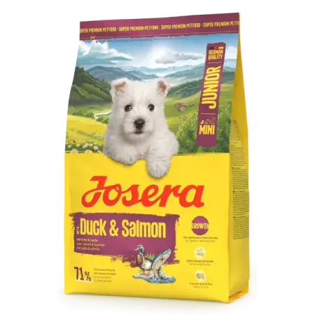 Сухий корм Josera Mini Junior Duck & Salmon (MiniJunior) для цуценят малих порід з качкою та лососем 3 кг