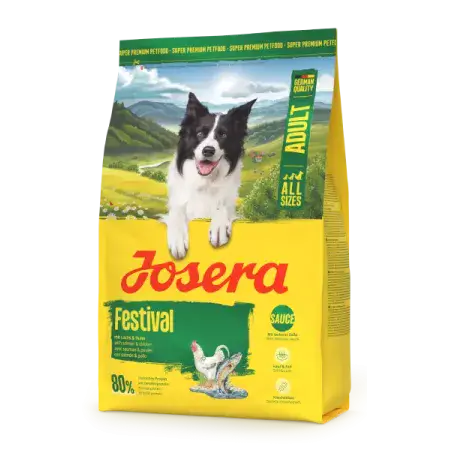 Сухий корм Josera Festival для вибагливих собак всіх порід з лососем та делікатним соусом 3 кг