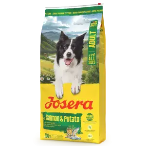 Сухий корм Josera Salmon & Potato Adult для дорослих і активних собак, з лососем та картоплею, 12,5 кг