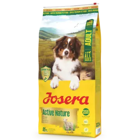 Сухий корм для собак Josera Active Nature з двома видами м'яса та травами 12.5 кг