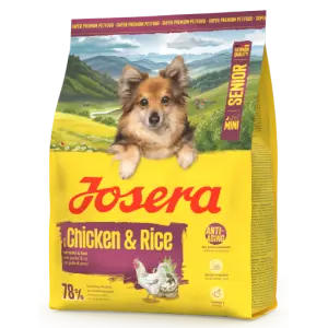 Сухий корм Josera Mini Senior Chicken & Rice сухий з куркою та рисом для старіючих собак малих порід 900 г