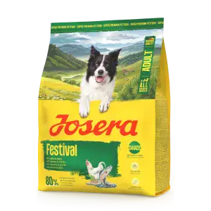 Сухий корм Josera Festival для вибагливих собак всіх порід з лососем та делікатним соусом 900 г