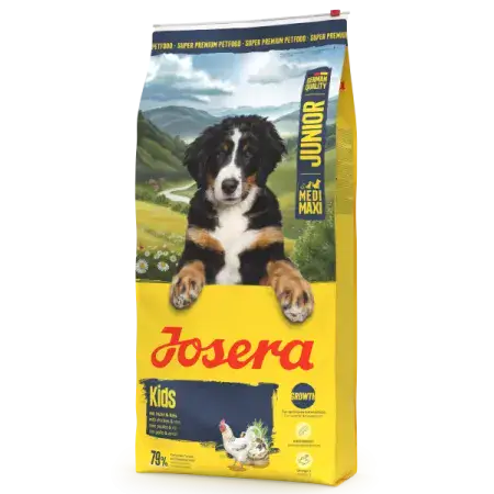 Сухий корм Josera Kids Junior Medi/Maxi для цуценят середніх та великих порід 12,5 кг