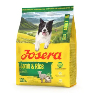 Сухий корм Josera Lamb & Rice Adult для дорослих собак всіх порід, з ягням 900 г