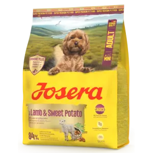 Сухий корм Josera Mini Adult  Lamb & Sweet Potato для дорослих собак малих порід з ягням та бататом 900 г