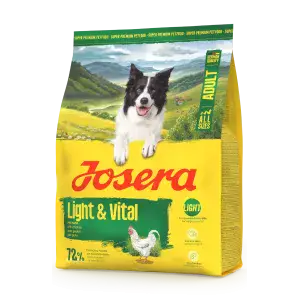 Сухий корм Josera Light & Vital Дієтичний для дорослих собак для контролю надмірної ваги, з птахом, 900 г