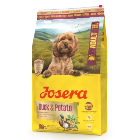 Сухий корм Josera Mini Adult Duck & Potato для дорослих собак малих порід з качкою та картоплею 10 кг