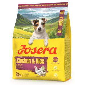 Сухий корм Josera Mini Adult Chicken & Rice (Miniwell) для дорослих собак малих порід, з куркою та рисом 900 г