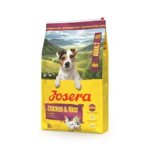 Сухий корм Josera Mini Adult Chicken & Rice 10kg (Miniwell) для дорослих собак малих порід, з куркою та рисом 10 кг