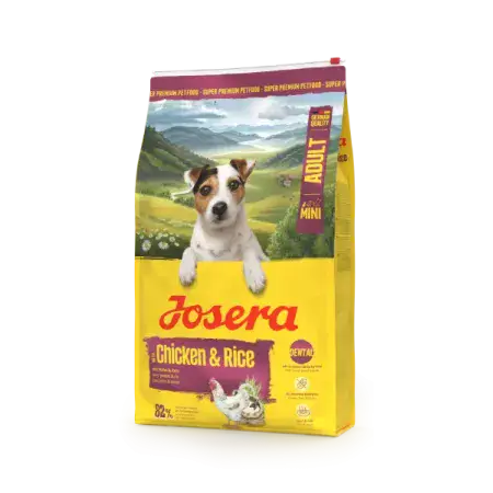 Сухий корм Josera Mini Adult Chicken & Rice 10kg (Miniwell) для дорослих собак малих порід, з куркою та рисом 10 кг