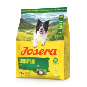 Сухий корм Josera Adult Sensi Plus для дорослих чутливих собак, з делікатними качкою і рисом, 900 г