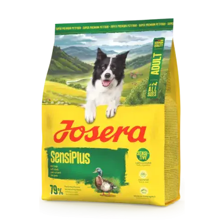 Сухий корм Josera Adult Sensi Plus для дорослих чутливих собак, з делікатними качкою і рисом, 900 г