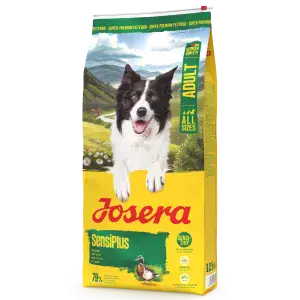 Сухий корм Josera Adult Sensi Plus для дорослих чутливих собак, з делікатними качкою і рисом, 12,5 кг