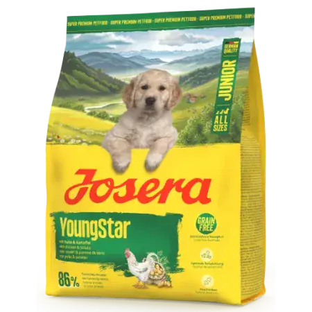 Сухий корм Josera YoungStar Junior для молодих собак беззерновий з м'ясом птиці 900 г