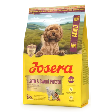 Сухий корм Josera Mini Adult Lamb & Sweet Potato для дорослих собак малих порід з ягням та бататом 3 кг