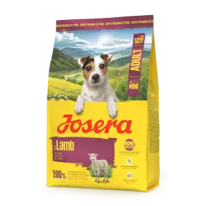 Сухий корм Josera Adult Mini Deluxe Grainfree беззерновой для дорослих собак малих порід, з ягням, 3 кг