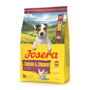 Сухий корм Josera Mini Adult Salmon & Chicken для дорослих собак малих порід з лососем та куркою 3 кг