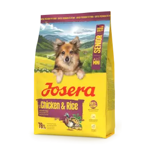 Сухий корм Josera Mini Senior Chicken & Rice сухий з куркою та рисом для старіючих собак малих порід 3 кг