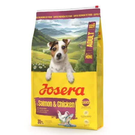 Сухий корм Josera Mini Adult Salmon & Chicken для дорослих собак малих порід з лососем та куркою 10 кг