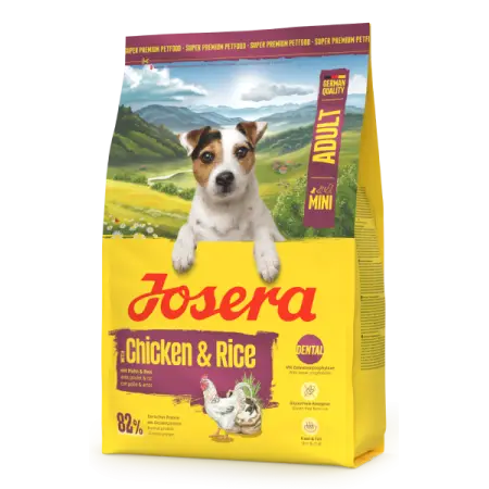 Сухий корм Josera Mini Adult Chicken & Rice (Miniwell) для дорослих собак малих порід, з куркою та рисом 3 кг