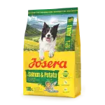 Сухий корм Josera Salmon & Potato Adult для дорослих і активних собак, з лососем та картоплею, 900 г