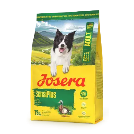 Сухий корм Josera Adult Sensi Plus для дорослих чутливих собак, з делікатними качкою і рисом, 3 кг