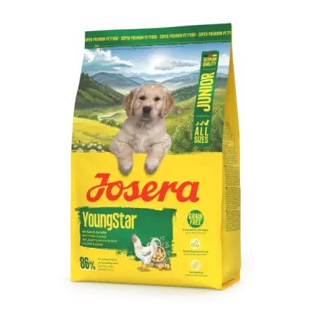 Сухий корм Josera YoungStar Junior для молодих собак беззерновий з м'ясом птиці 3 кг