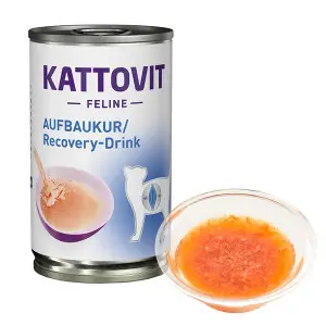 Вологий лікувальний корм консерви для котів у період відновлення Kattovit Veterinary Recovery курка напій 135мл
