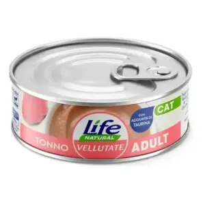 Влажный корм Lifecat Vellutate Wet tuna, паштет тунец для кошек 70 г