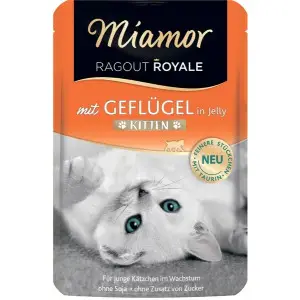 Вологий корм Miamor Ragout Royale   для кошенят Королівське меню з куркою у желе 100 г