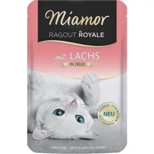 Вологий корм Miamor Ragout Royale Lachs для дорослих котів Королівське меню з лососем у желе 100 г