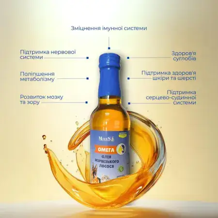 Лососева олія Modes з норвезського лосося для собак та котів 250 мл
