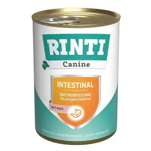 Дієтичний вологий корм Rinti Canine Veterinary Intestinal для дорослих собак із захворюваннями ШКТ та підшлункової залози з яловичиною 400 г