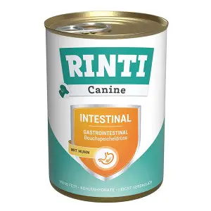 Дієтичний вологий корм Rinti Canine Veterinary Intestinal для дорослих собак із захворюваннями ШКТ та підшлункової залози з куркою 400 г