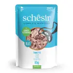 Полнорационный влажный корм консервы для кошек Schesir Tuna тунец в желе - пауч 85г