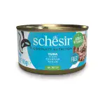 Повнораціонний вологий корм консерви для котів Schesir Tuna тунець в желе — банка 85г