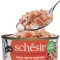 Повнораціонний вологий корм консерви для котів Schesir Tuna with Shrimps тунець з креветками в желе 85г