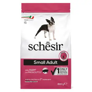 Schesir Dog Small Adult Ham ШЕЗИР ВЗРОСЛЫЙ МАЛЫХ Ветчина сухой монопротеиновый суперпремиум корм для собак малых пород 800 г