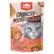 Ласощі для котів Wanpy Crunchy Pockets Salmon & Roe хрусткі подушечки з лососем та ікрою 60г