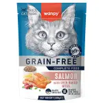 Сухий беззерновий корм Wanpy Sterilized Cat Grain Free Salmon & Tuna для стерилізовних котів з лососем та тунцем 500 г
