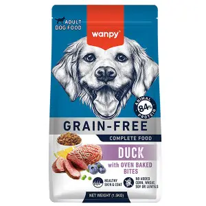 Сухий беззерновий корм Wanpy Adult Dog Grain Free Duck для дорослих собак всіх порід з качкою 1,5 кг