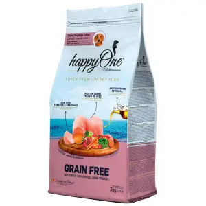 Беззерновий корм для цуценят малих порід зі свіжим м’ясом happyOne Mediterraneum Junior Small Breeds Fresh Meat 3 кг
