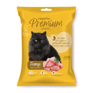 Премиум лакомство для кошек с курицей happyOne Premium Cat Snack Chicken 50 г