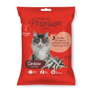 Премиум лакомство для кошек с сардиной happyOne Premium Cat Snack Sardine 50 г