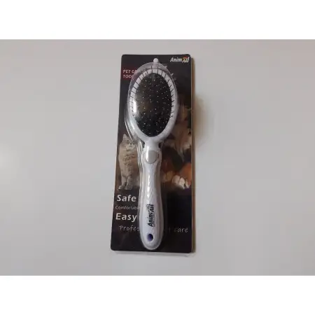 Гребінець-щітка 2 в 1 AnimAll Groom, сіра