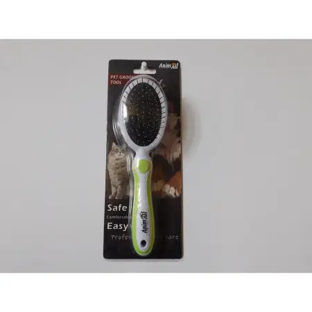 Гребінець-щітка 2 в 1 AnimAll Groom, зелена