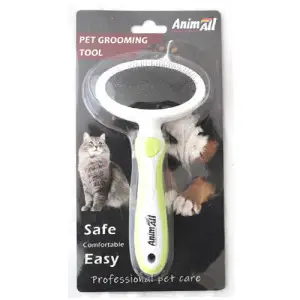 Пуходерка AnimAll Groom MG9614-M для тварин, М, зелена