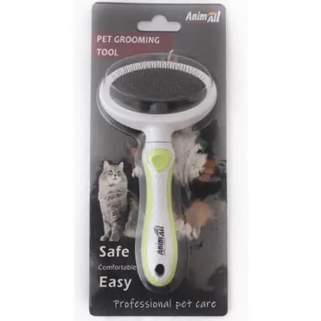 Пуходерка AnimAll Groom MG9614-S для тварин, S, зелена